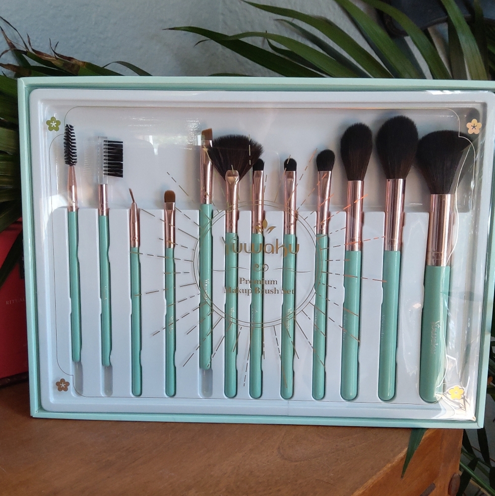 Premium Makeup 12-Piece Brush Set NIB
